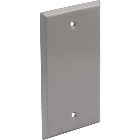 electrical bell box blank cover|1 gang weatherproof box cover.